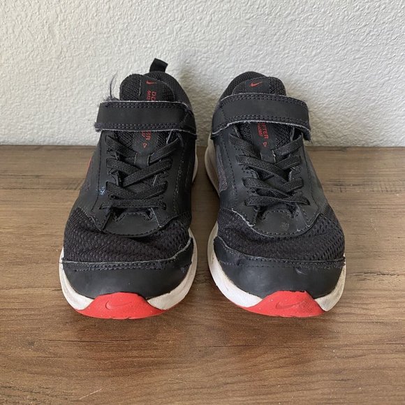 Nike Big Kids Downshifter 11 Psv Black/White/Red Running Shoes CZ3959-005 Size 1 - Picture 2 of 9